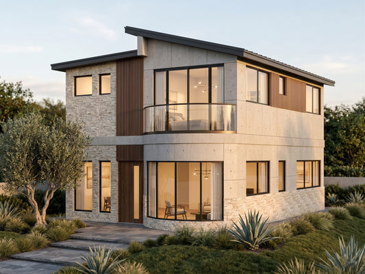 100m2 Casa Colonial  - Planos Editables