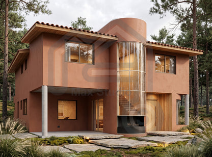 128m2 Casa -  Planos de Casas Editables
