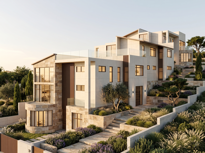 594 m2 Villa 3 Casas - Planos de Casas Editables