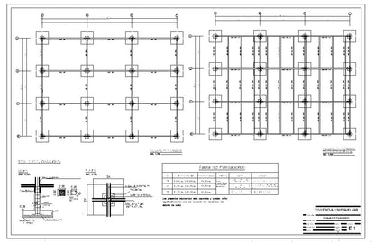 Full House Structure Plans, ready for installation, steel framing system, Autocad editable and PDF files, ready for download