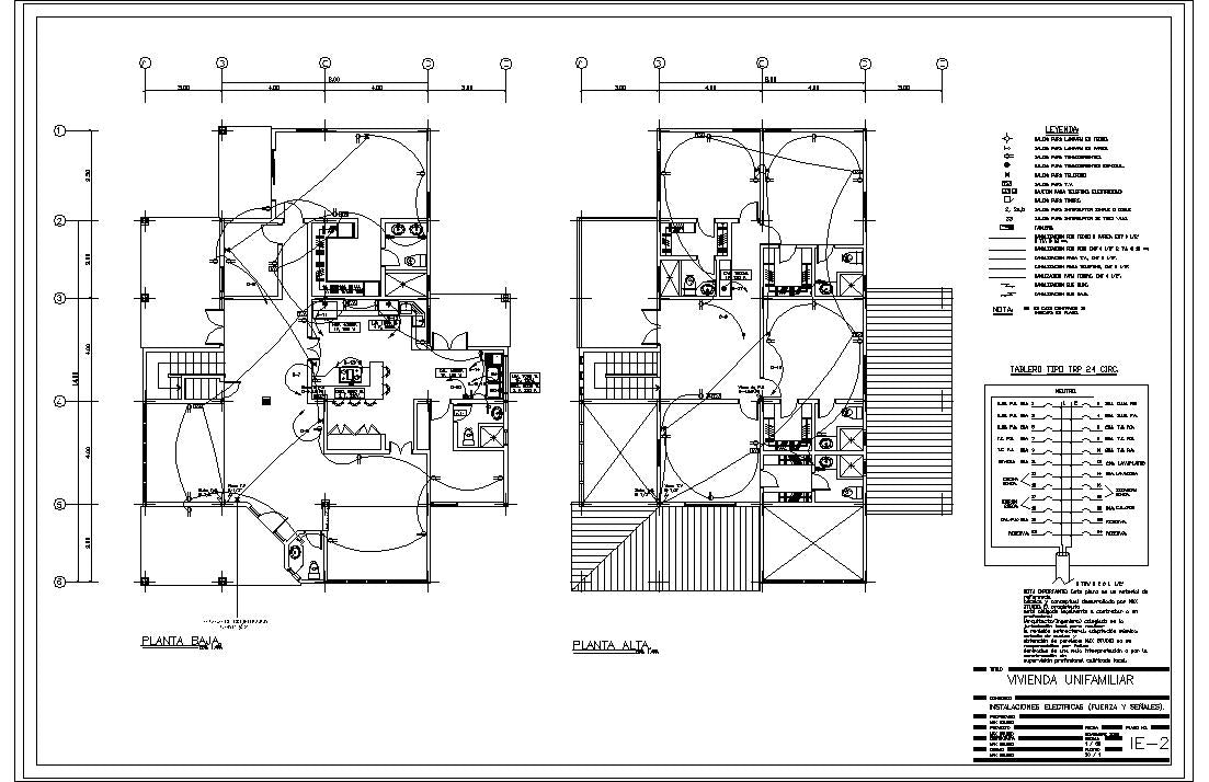 Chalet Americano 352m2 con planos en PDF y DWG editables en AutoCAD, descarga inmediata. Para proyectos de obra de casas y viviendas para promotoras inmobiliarias. Planos de casas modernas, arquitectura venguardista.