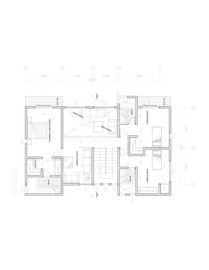 Planos de casas para descargar en Autocad y PDF, incluyen proyecto completo, calculos estructurales, memorias descriptivas, arquitecturas, estructura metalica, ingenieria completa, instalaciones sanitarias y electricas, Casas Modernas, Planos de Planta, Habitaciones, Baños.