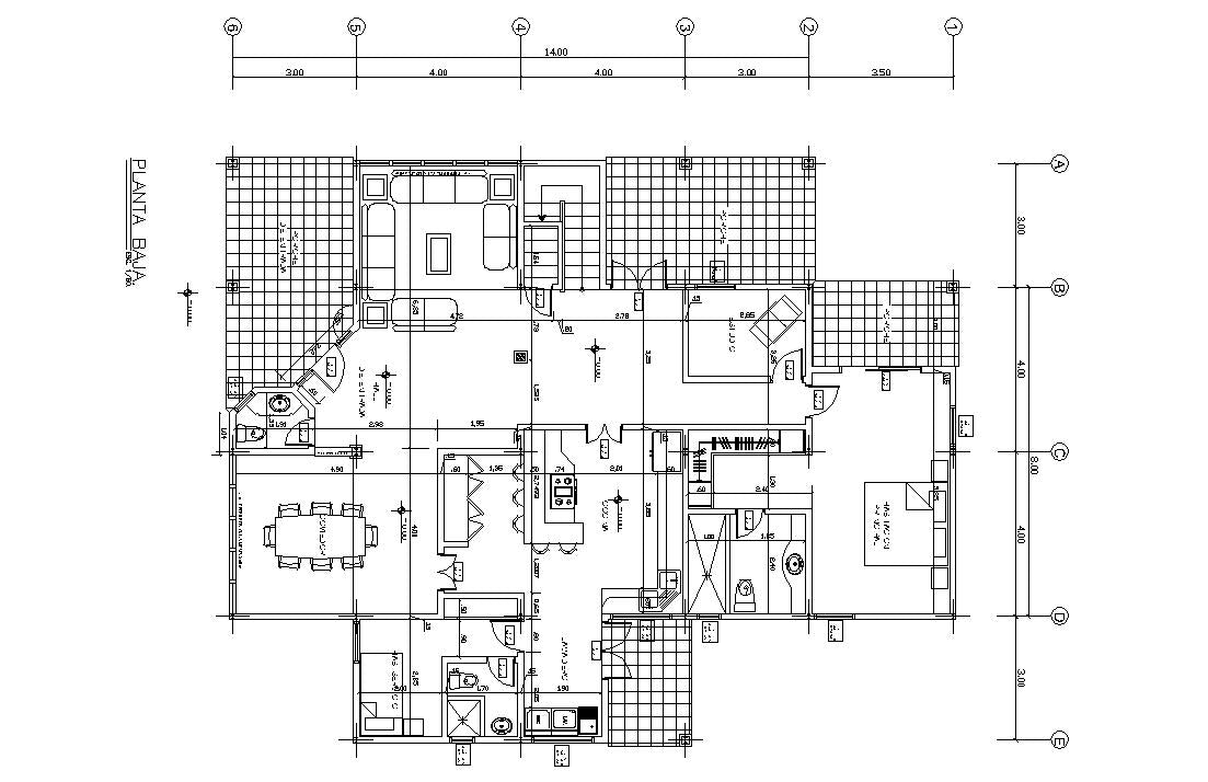 Chalet Americano 352m2 con planos en PDF y DWG editables en AutoCAD, descarga inmediata. Para proyectos de obra de casas y viviendas para promotoras inmobiliarias. Planos de casas modernas, arquitectura venguardista.