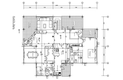 Chalet Americano 352m2 con planos en PDF y DWG editables en AutoCAD, descarga inmediata. Para proyectos de obra de casas y viviendas para promotoras inmobiliarias. Planos de casas modernas, arquitectura venguardista.