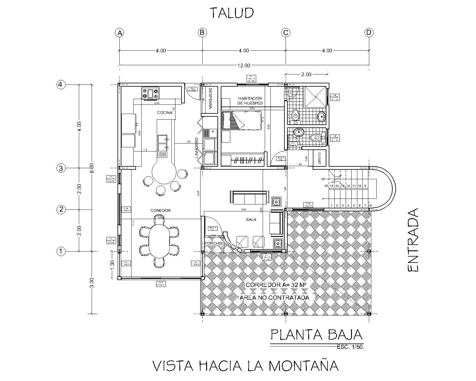 Planos de casas para descargar en Autocad y PDF, incluyen proyecto completo, calculos estructurales, memorias descriptivas, arquitecturas, estructura metalica, ingenieria completa, instalaciones sanitarias y electricas, Casas Modernas, Planos de Planta, Habitaciones, Baños.