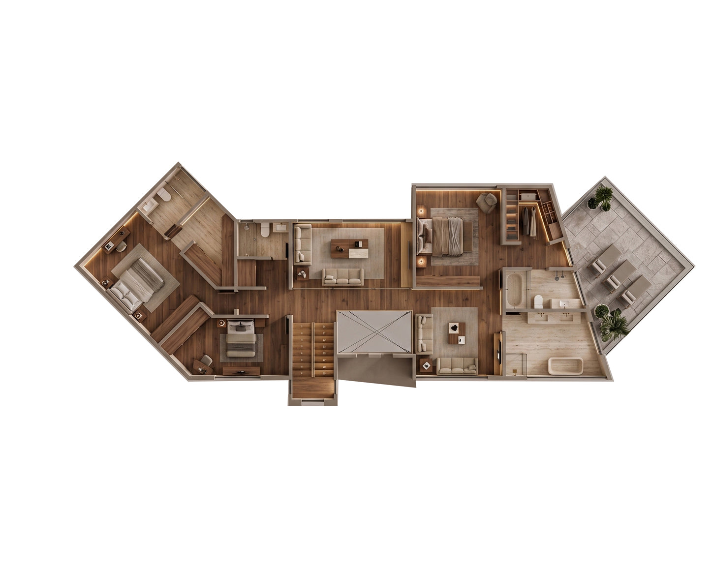 Planos de Planta Baja Casa moderna para descargar