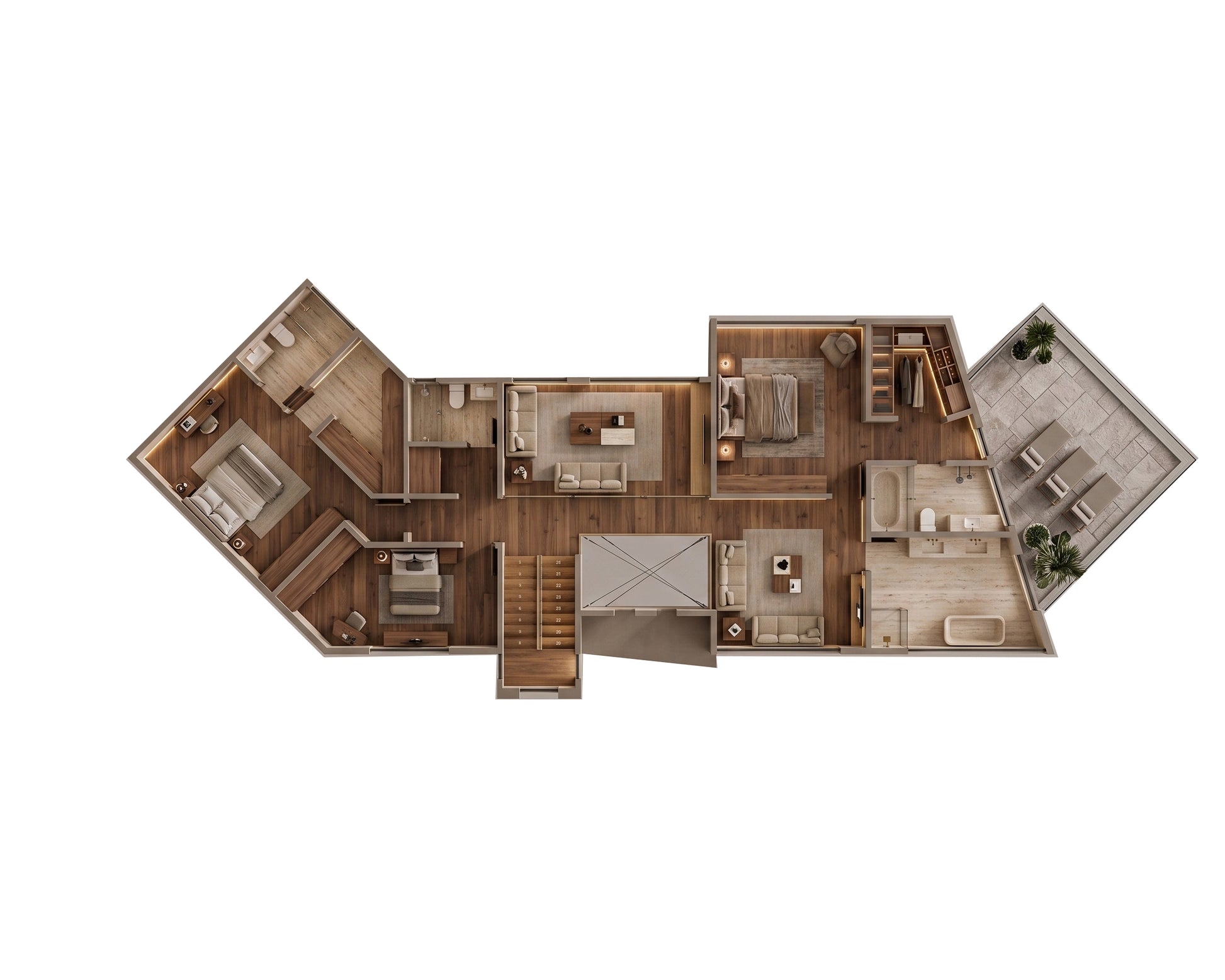 Planos de Planta Baja Casa moderna para descargar