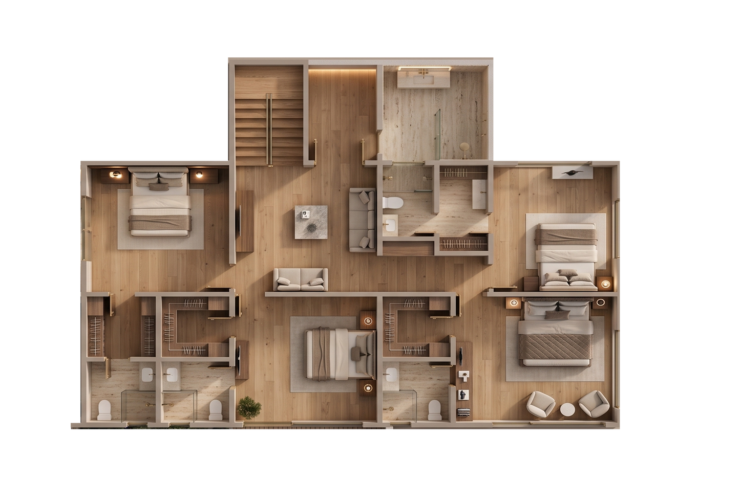 352m2 Americano - Planos de Casas Editables