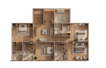 352m2 Americano - Planos de Casas Editables