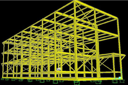 Modern 3-story medical clinic architectural plans, 926 sqm, steel structure design, professional DWG and PDF downloads.