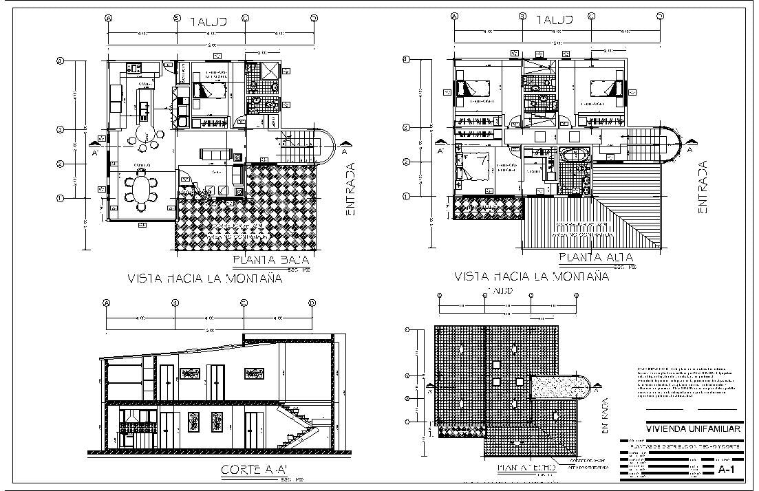 Planos de casas para descargar en Autocad y PDF, incluyen proyecto completo, calculos estructurales, memorias descriptivas, arquitecturas, estructura metalica, ingenieria completa, instalaciones sanitarias y electricas, Casas Modernas, Planos de Planta, Habitaciones, Baños.