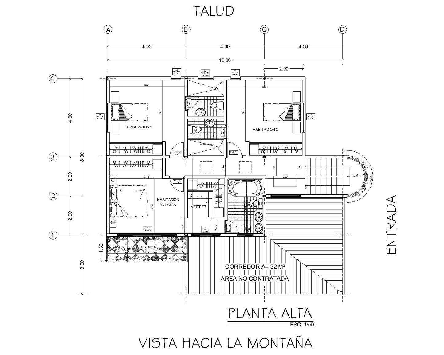 Planos de casas para descargar en Autocad y PDF, incluyen proyecto completo, calculos estructurales, memorias descriptivas, arquitecturas, estructura metalica, ingenieria completa, instalaciones sanitarias y electricas, Casas Modernas, Planos de Planta, Habitaciones, Baños.