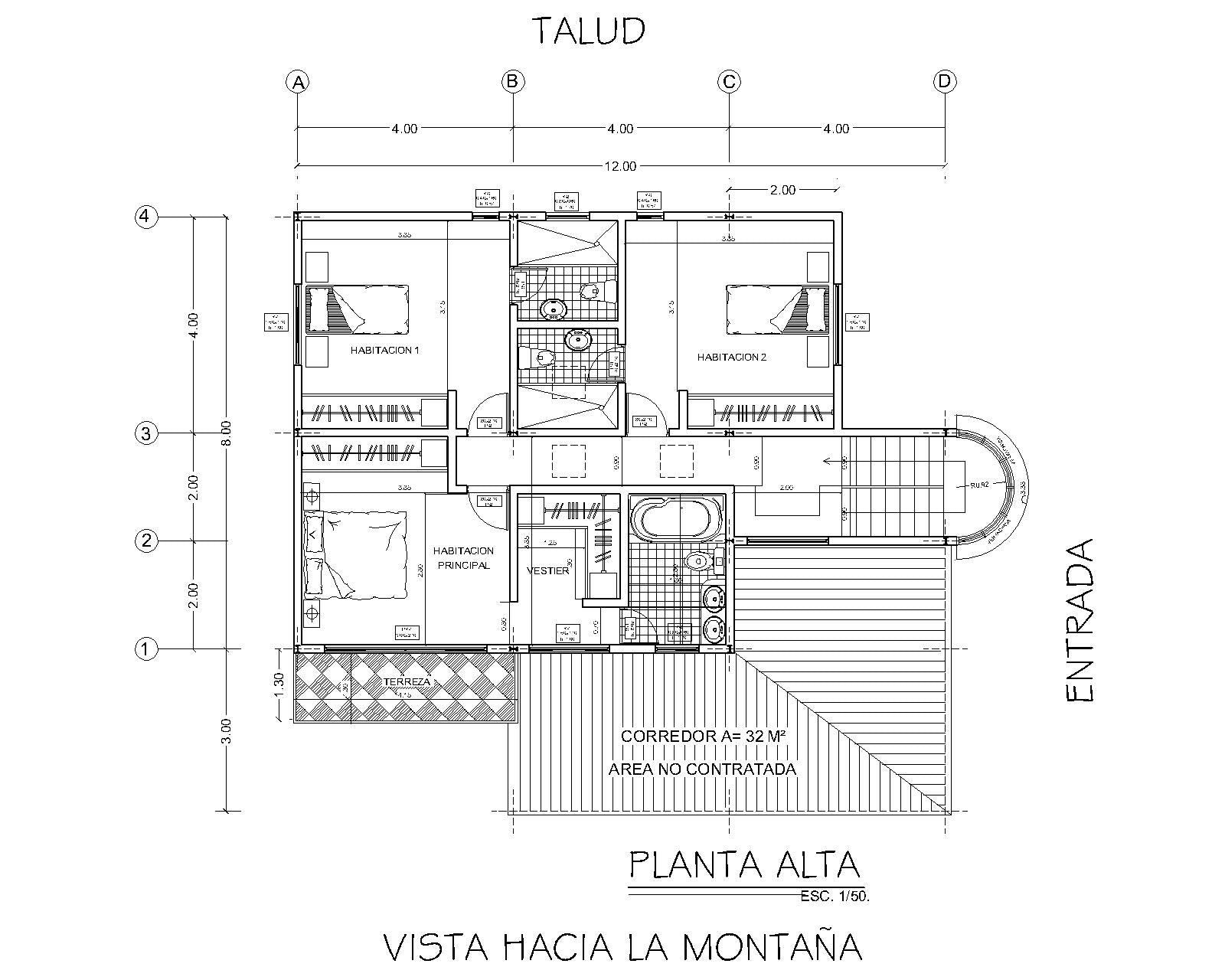 Planos de casas para descargar en Autocad y PDF, incluyen proyecto completo, calculos estructurales, memorias descriptivas, arquitecturas, estructura metalica, ingenieria completa, instalaciones sanitarias y electricas, Casas Modernas, Planos de Planta, Habitaciones, Baños.