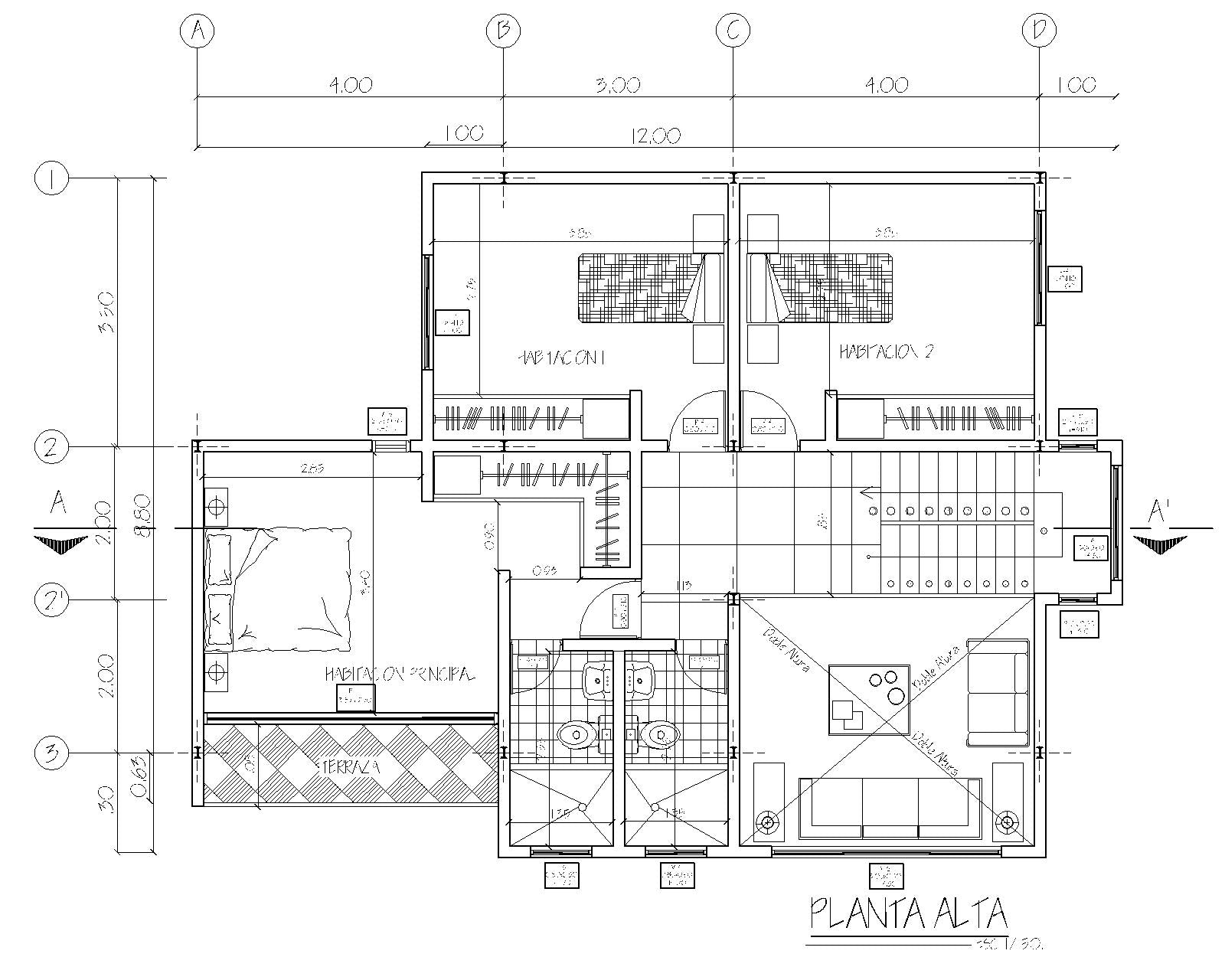 Planos de casas para descargar en Autocad y PDF, incluyen proyecto completo, calculos estructurales, memorias descriptivas, arquitecturas, estructura metalica, ingenieria completa, instalaciones sanitarias y electricas, Casas Modernas, Planos de Planta, Habitaciones, Baños.