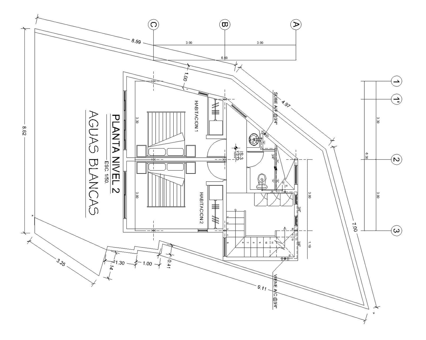 Planos de casas para descargar en Autocad y PDF, incluyen proyecto completo, calculos estructurales, memorias descriptivas, arquitecturas, estructura metalica, ingenieria completa, instalaciones sanitarias y electricas, Casas Modernas, Planos de Planta, Habitaciones, Baños.
